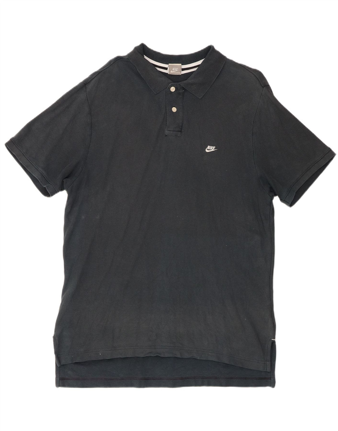 Polo Nike da uomo grande in cotone blu navy