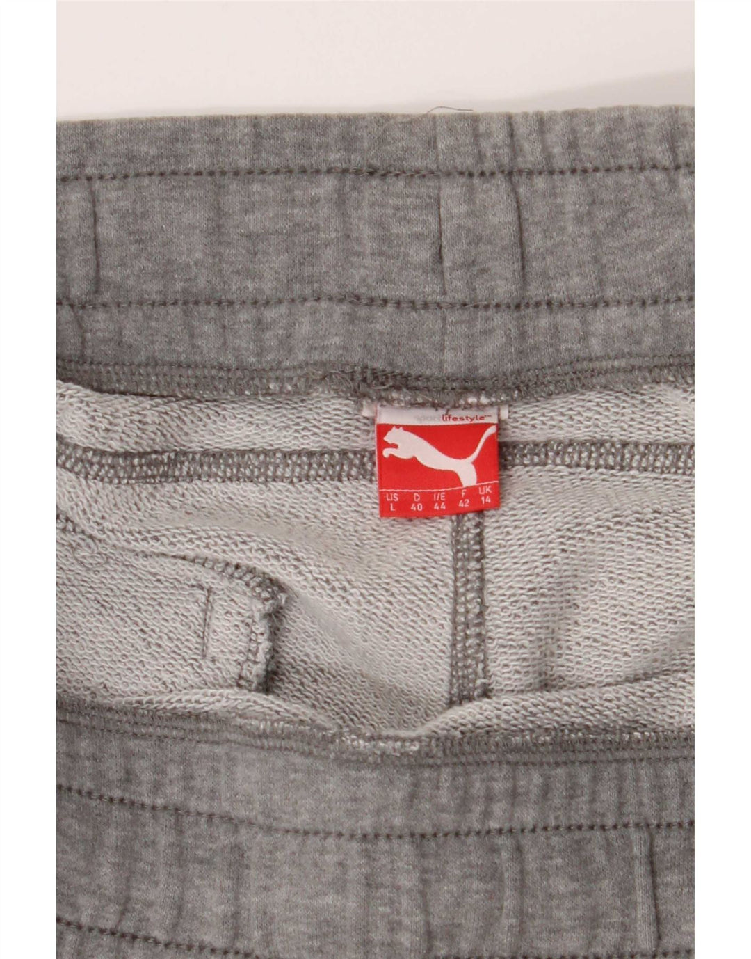 Pantaloncini sportivi Puma da donna UK 14 Large W32 Grigi