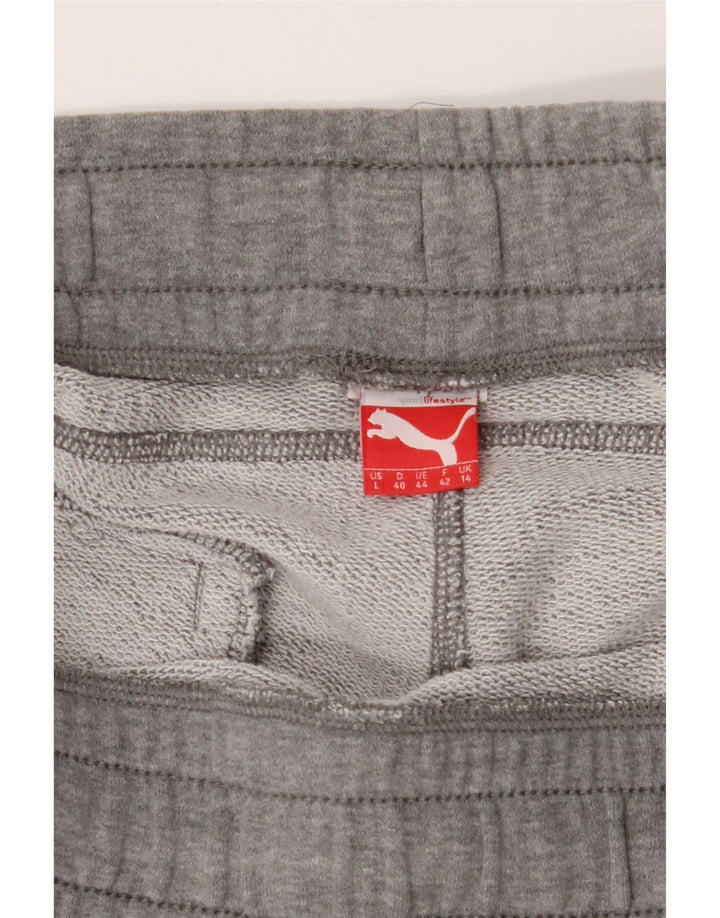 Pantaloncini sportivi Puma da donna UK 14 Large W32 Grigi