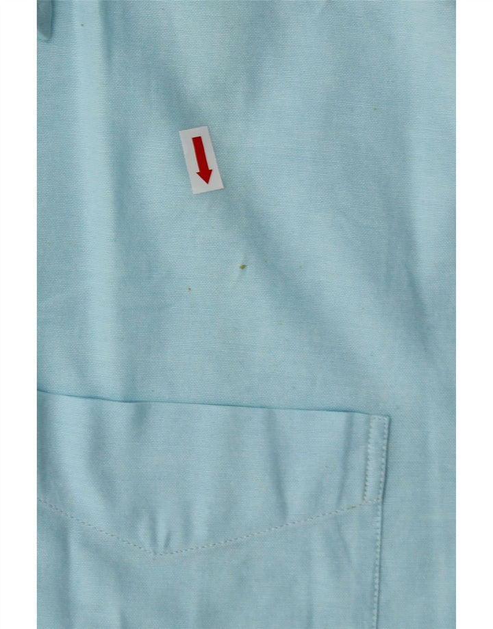 BEN SHERMAN Mens Oxford Short Sleeve Shirt Medium Blue Cotton Vintage Ben Sherman and Second-Hand Ben Sherman from Messina Hembry 