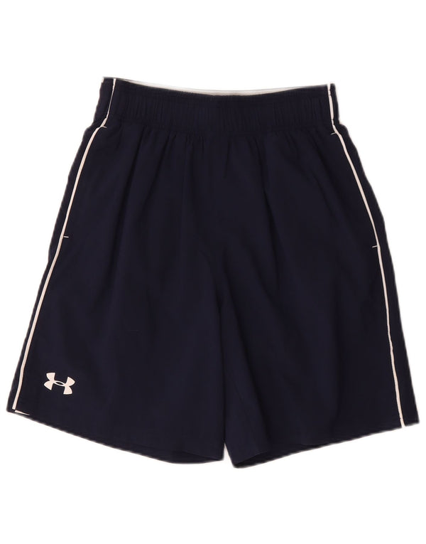 Pantaloncini sportivi Under Armour da uomo Heat Gear Graphic piccoli blu navy