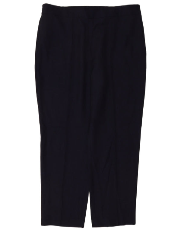 Pantaloni chino affusolati da donna Marks & Spencer UK 18 XL W38 L28 Blu navy