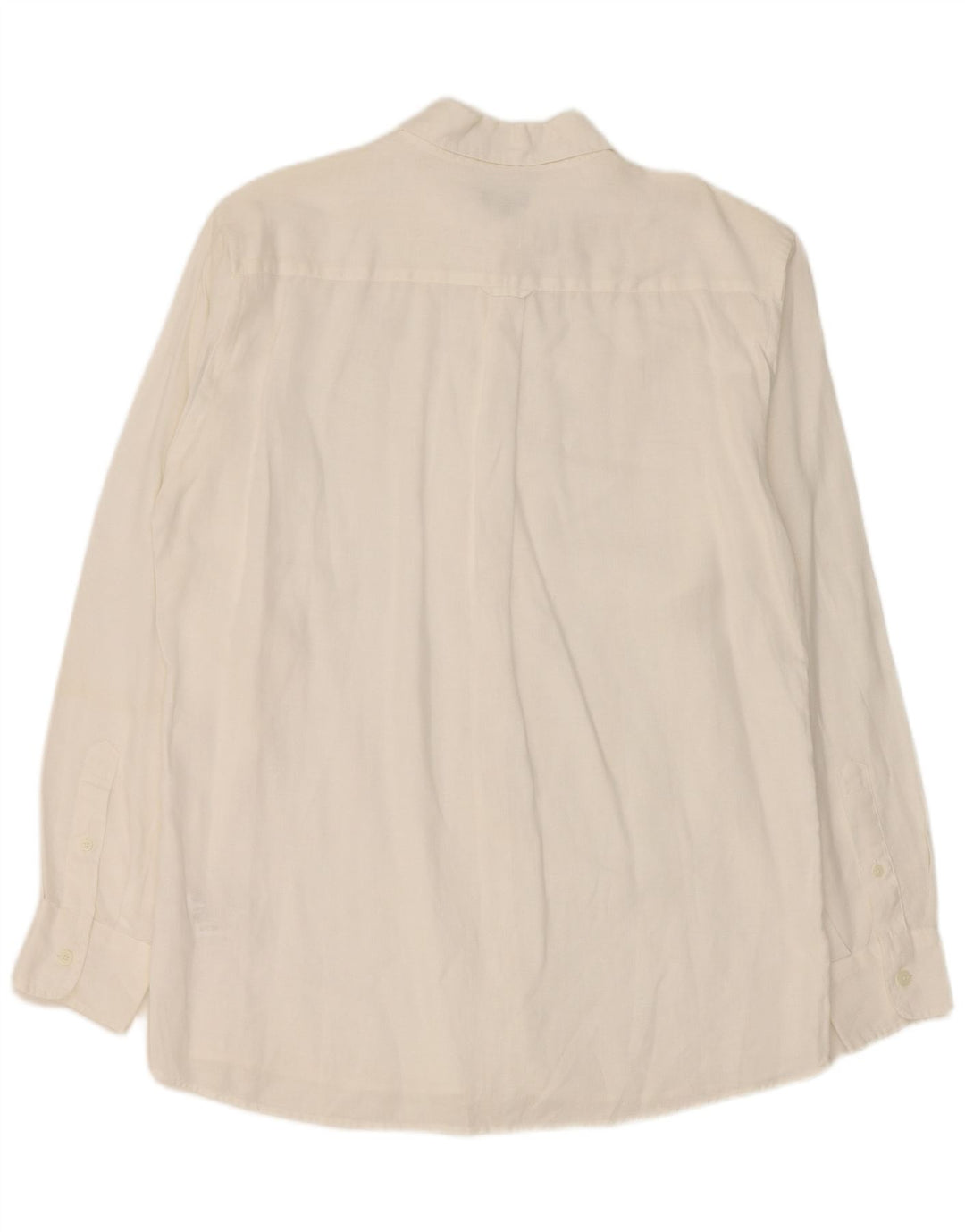 Camicia da uomo Jaeger in lino bianco medio
