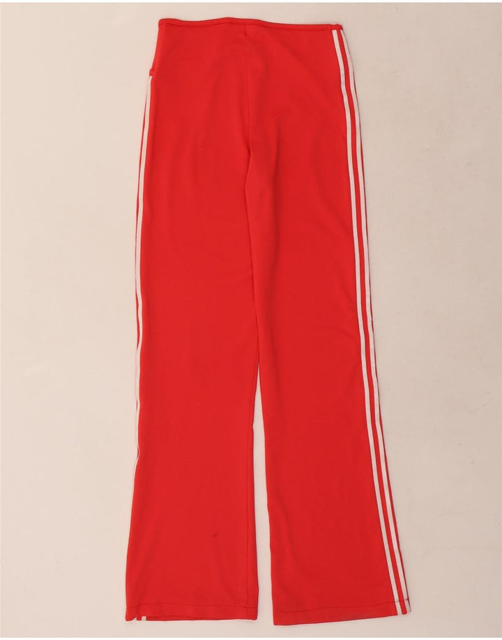 Pantaloni da tuta Adidas da donna Flare UK 8 piccoli rossi