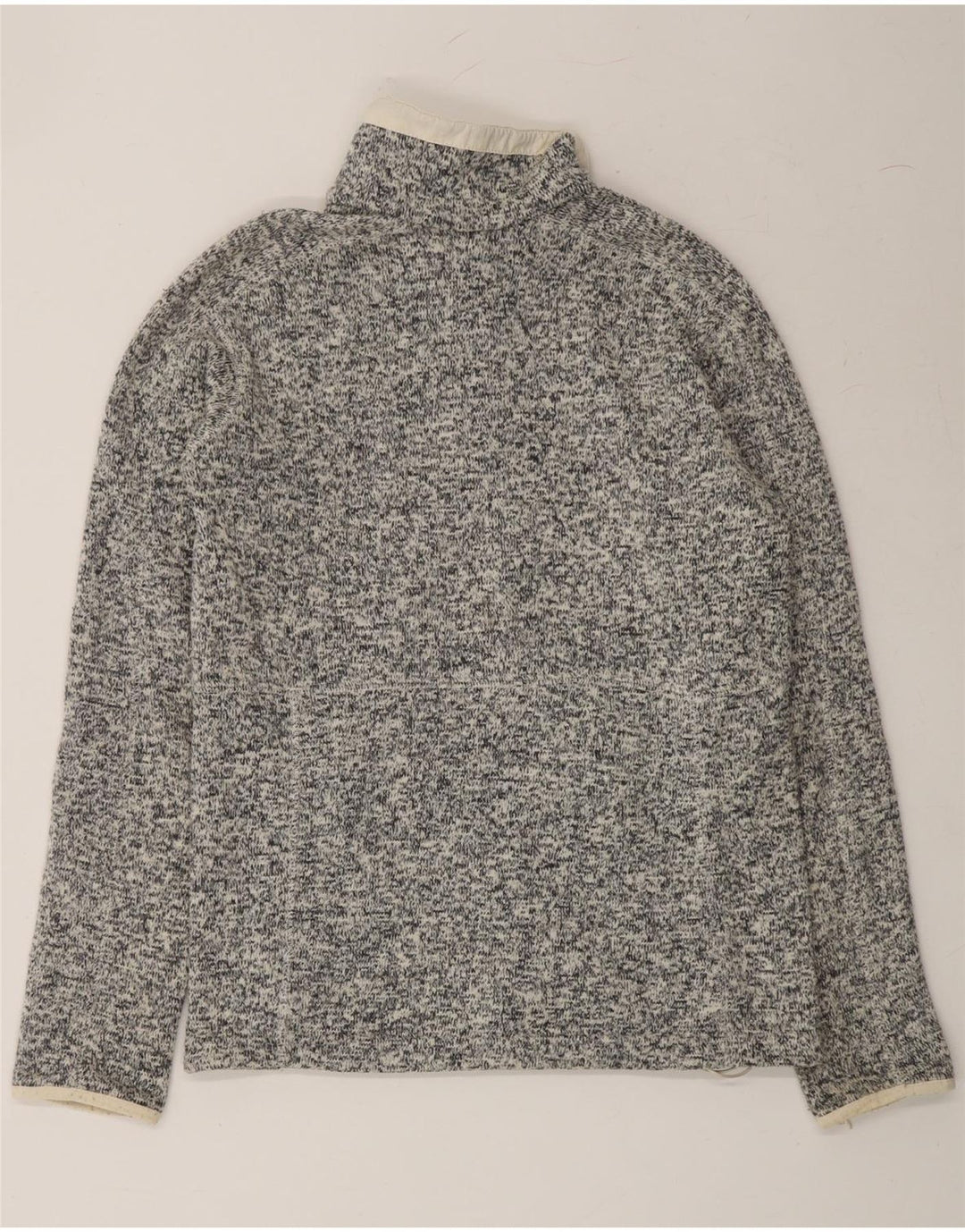 COLUMBIA Womens Tracksuit Top Jacket UK 6 XS Grey Flecked Polyester Vintage Columbia and Second-Hand Columbia from Messina Hembry 