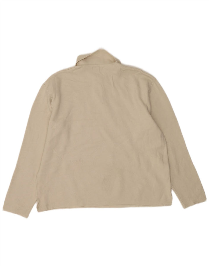 Maglione Zara da uomo con collo alto XL in poliestere beige