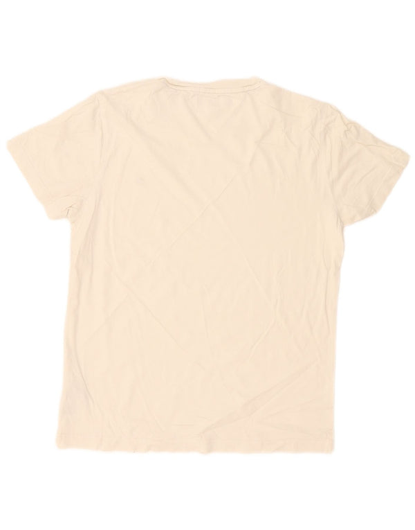 T-shirt da uomo Tommy Hilfiger Top in cotone bianco medio
