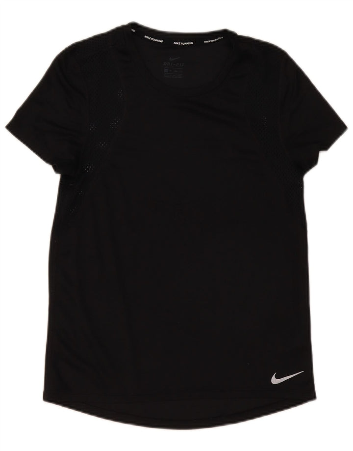 T-shirt Nike Dri Fit da uomo XS nera in poliestere