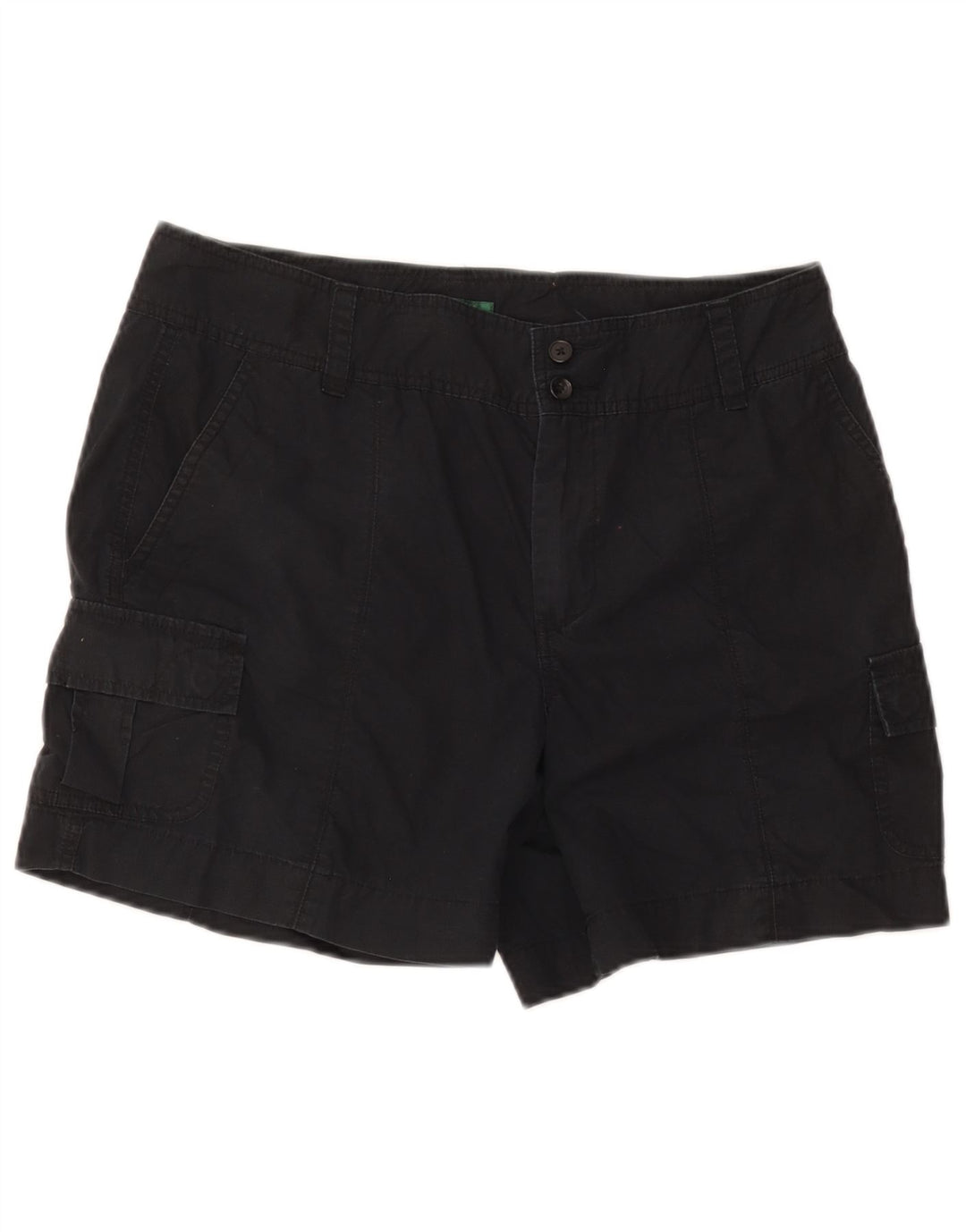 Pantaloncini cargo da donna Ralph Lauren US 12 Large W34 cotone nero