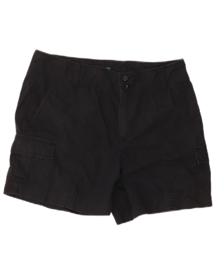Pantaloncini cargo da donna Ralph Lauren US 12 Large W34 cotone nero