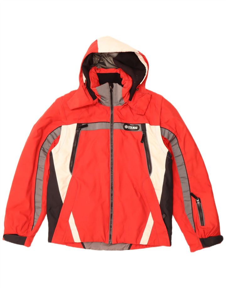 Giacca da sci con cappuccio da uomo Colmar EU 52 Large Red Colourblock