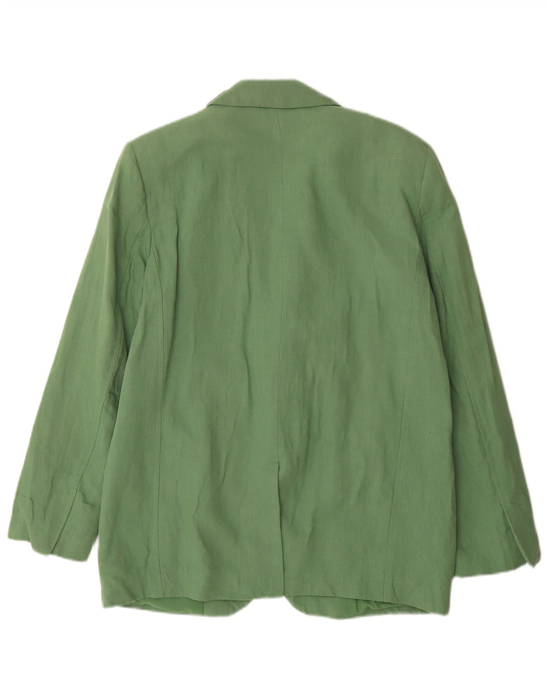Giacca blazer oversize a 2 bottoni da donna Zara UK 10 piccola in lino verde