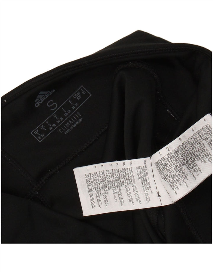 Leggings Climalite da donna ADIDAS UK 8/10 Small Poliestere nero