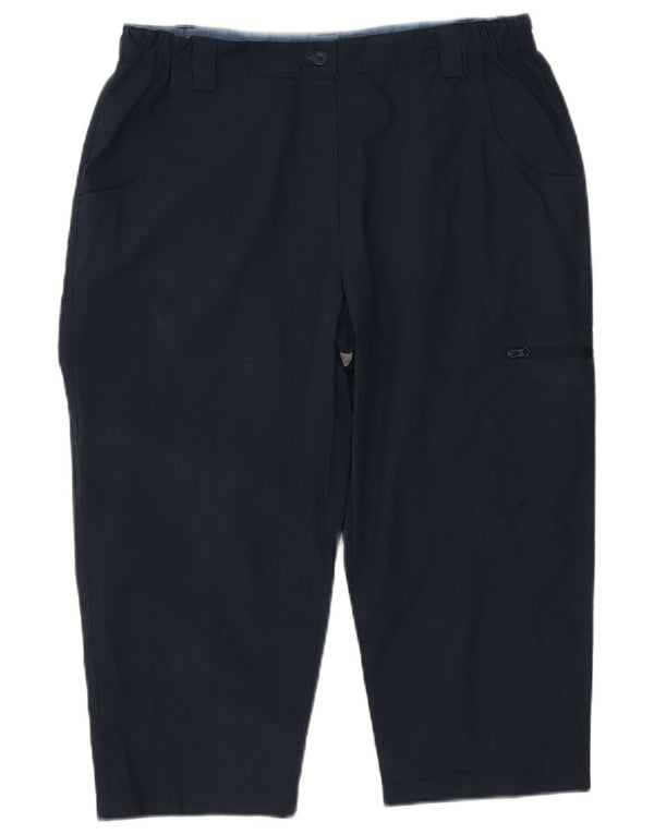 Pantaloni cargo da donna Mountain Warehouse UK 12 medi W32 L20 blu navy