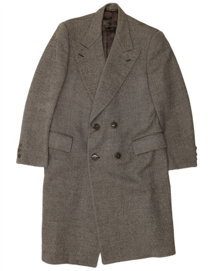 Cappotto doppiopetto da uomo Sidi UK 38 Gessato grigio medio