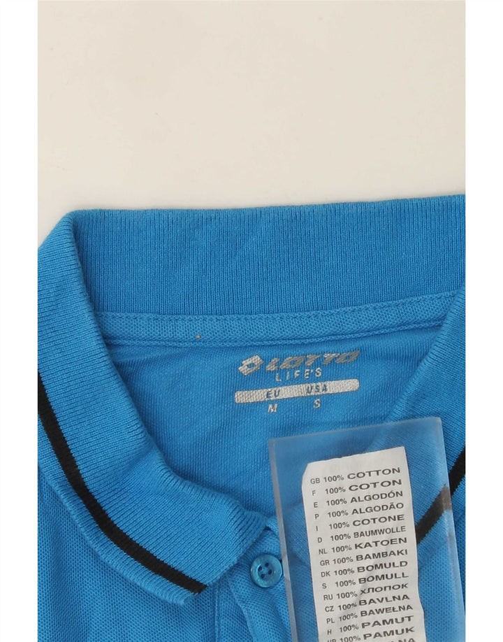 Polo Uomo Lotto in cotone Blu Medio
