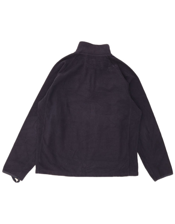 Maglione in pile Gap da uomo con zip e collo XL blu navy