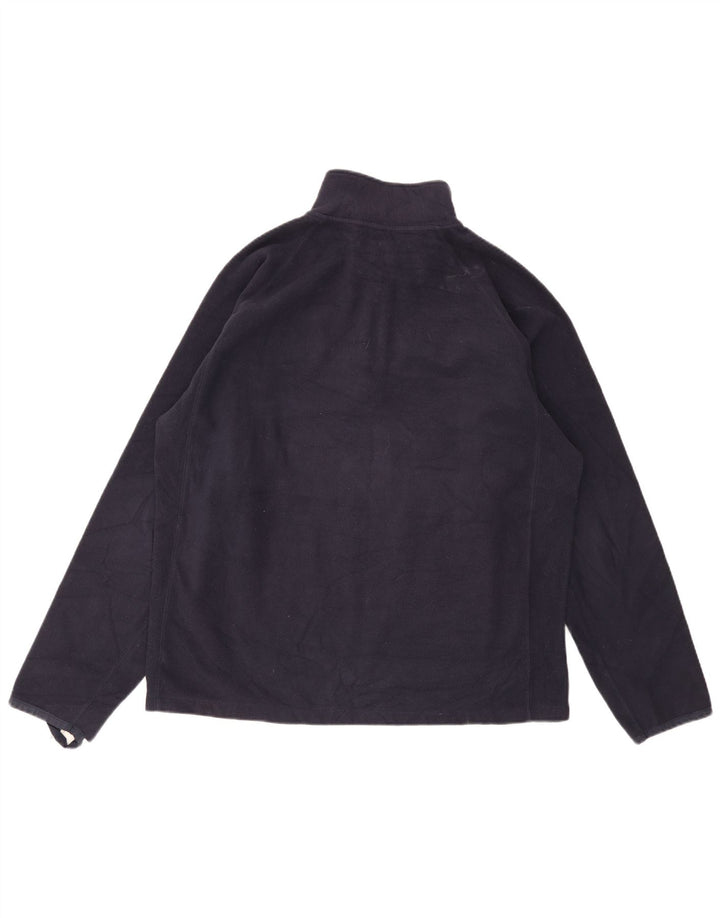 Maglione in pile Gap da uomo con zip e collo XL blu navy