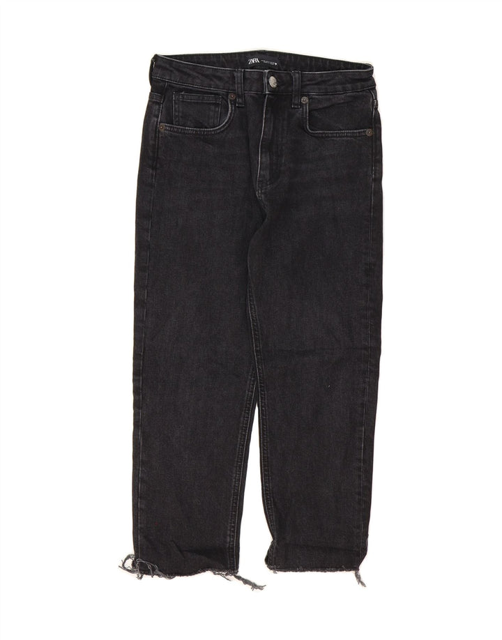 ZARA Womens Straight Jeans EU 36 XS W26 L23 Black Vintage Zara and Second-Hand Zara from Messina Hembry 