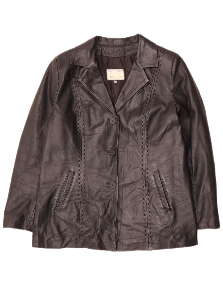 Giacca in pelle da donna Mira Furs IT 46 Large in pelle nera