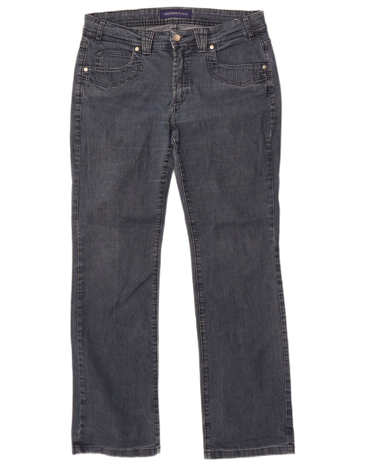 Jeans Dritti Donna Trussardi W31 L30 Cotone Blu
