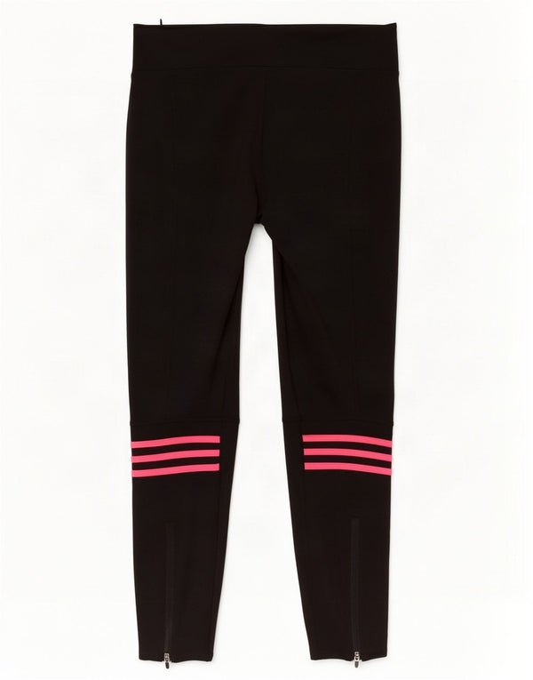 Leggings corti Adidas da donna UK 12/14 Poliestere nero medio