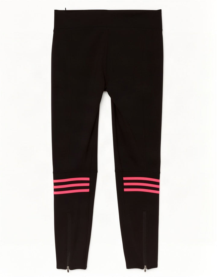 Leggings corti Adidas da donna UK 12/14 Poliestere nero medio