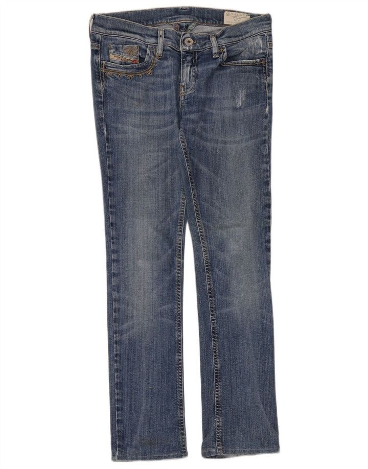 Jeans slim da donna Diesel Liv W29 L30 cotone blu
