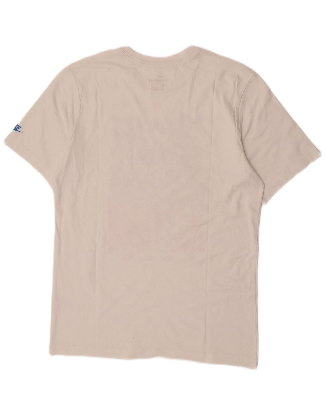 T-shirt grafica Nike Swoosh da uomo in cotone bianco medio