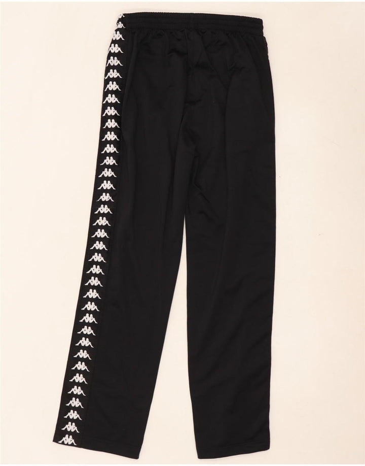 Pantaloni da tuta con grafica da uomo KAPPA grandi in poliestere nero