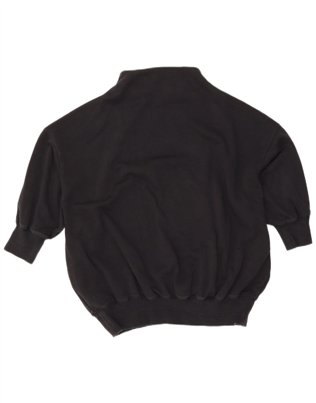 Felpa oversize da donna NIKE con maniche a 3/4, taglia UK 10, piccola, nera