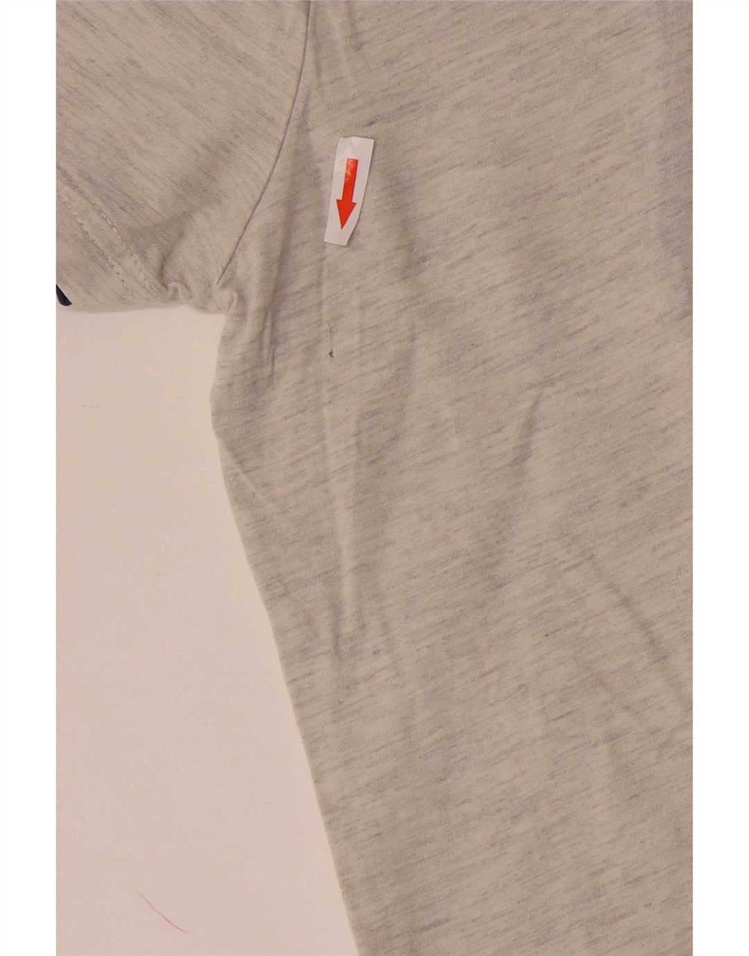Desigual Mens Graphic T-shirt Top Large in cotone grigio
