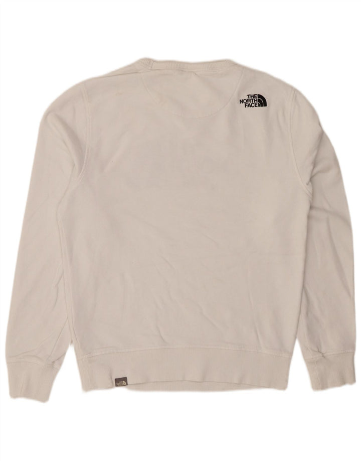 THE NORTH FACE Felpa grafica da uomo Maglione piccolo cotone bianco