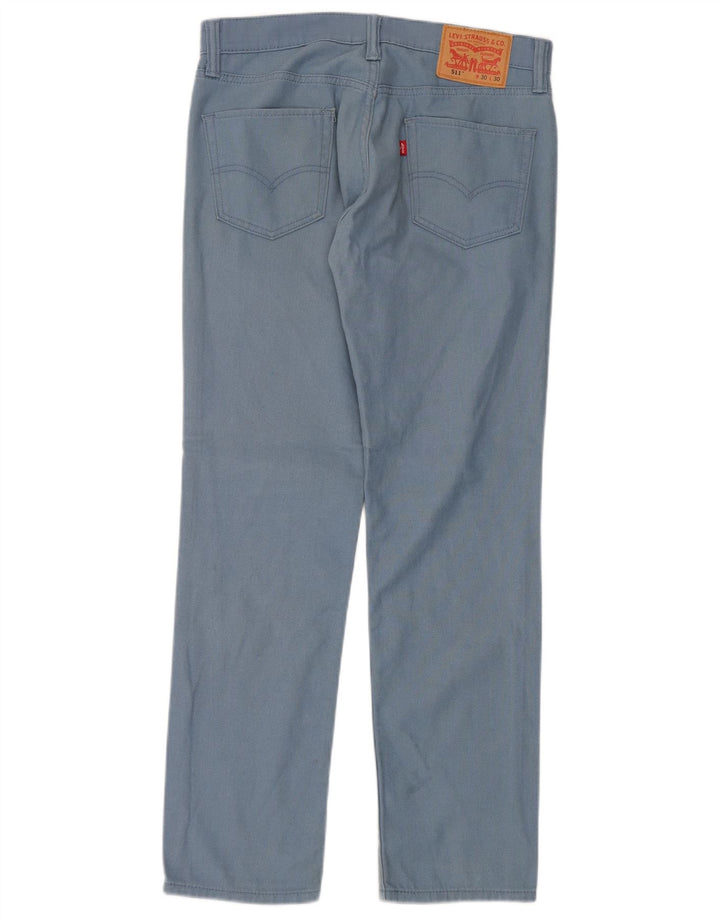 Levi's Uomo 511 Pantaloni Casual Slim W30 L30 Cotone Blu