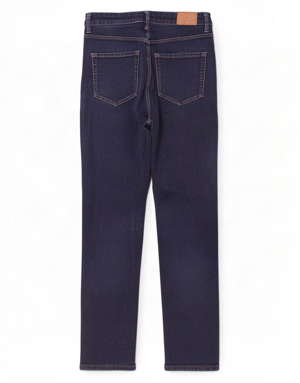 Jeans dritti Marks & Spencer da donna Sienna UK 12 medio W30 L28 blu navy