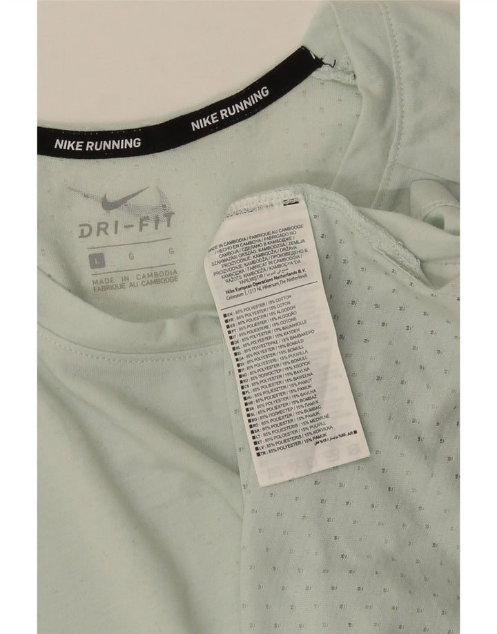 NIKE T-shirt da uomo Dri Fit Top grande verde poliestere