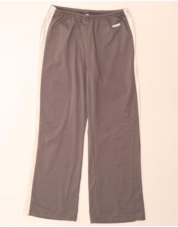 Champion Womens Tracksuit Trousers UK 18 XL  Grey Colourblock Polyester