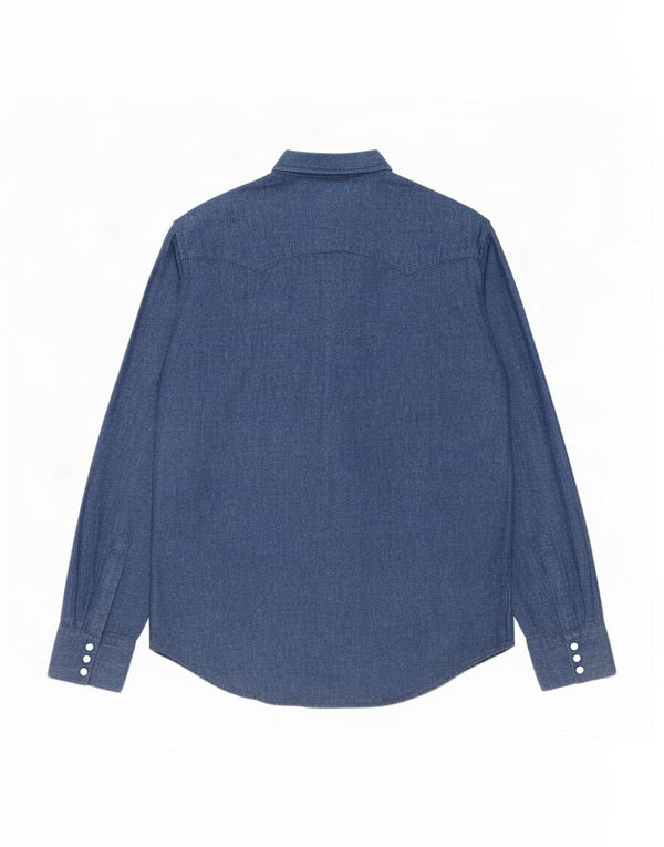 Camicia di jeans da uomo Levi's Large in cotone blu