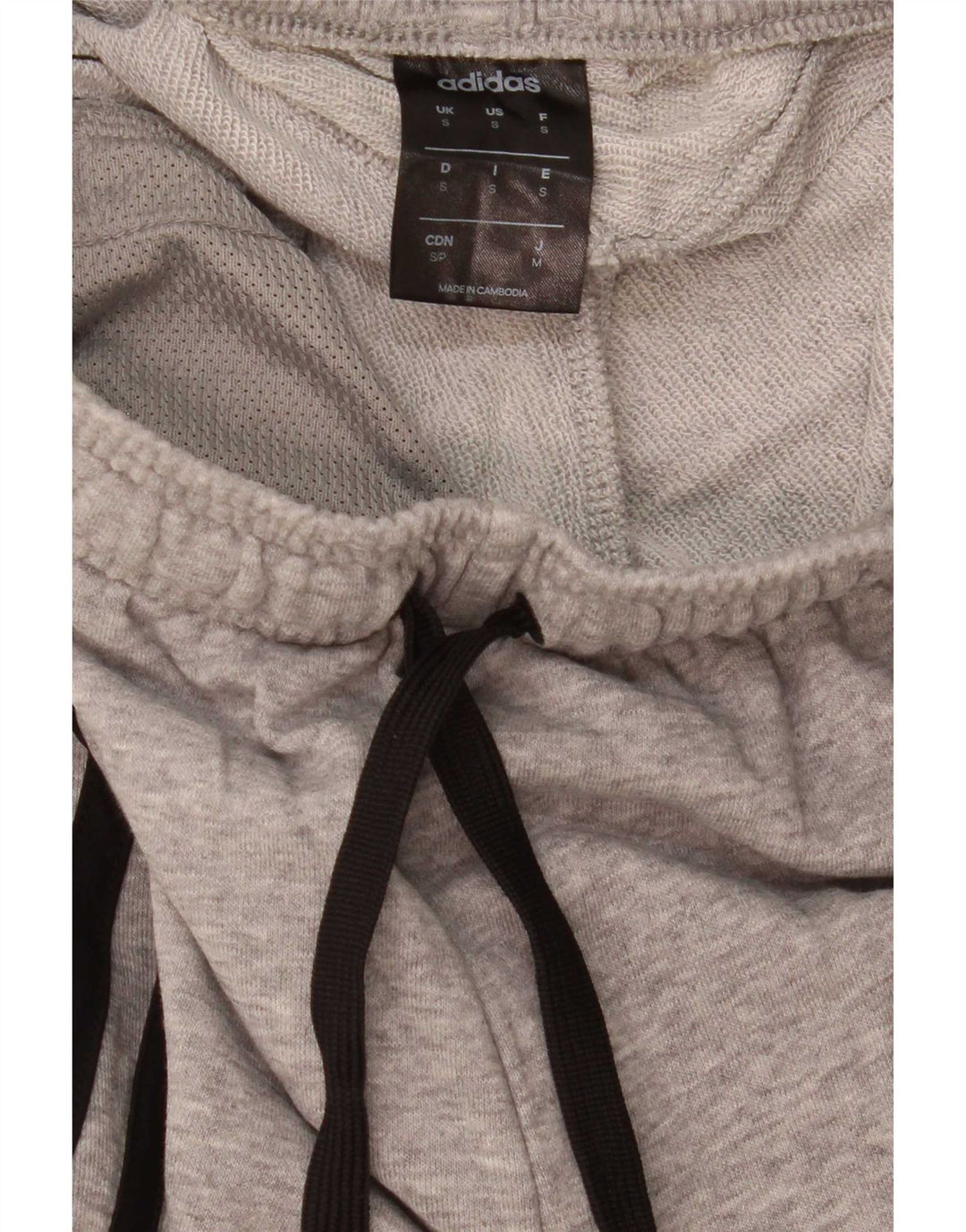 Pantaloncini sportivi Adidas da uomo piccoli grigi