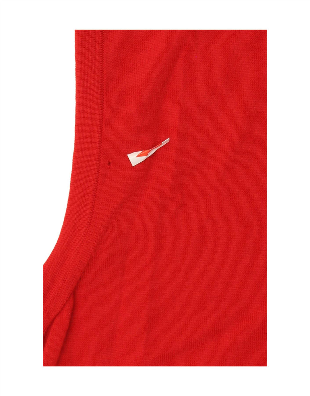 Canotta vintage da uomo in lana rossa media EU 48