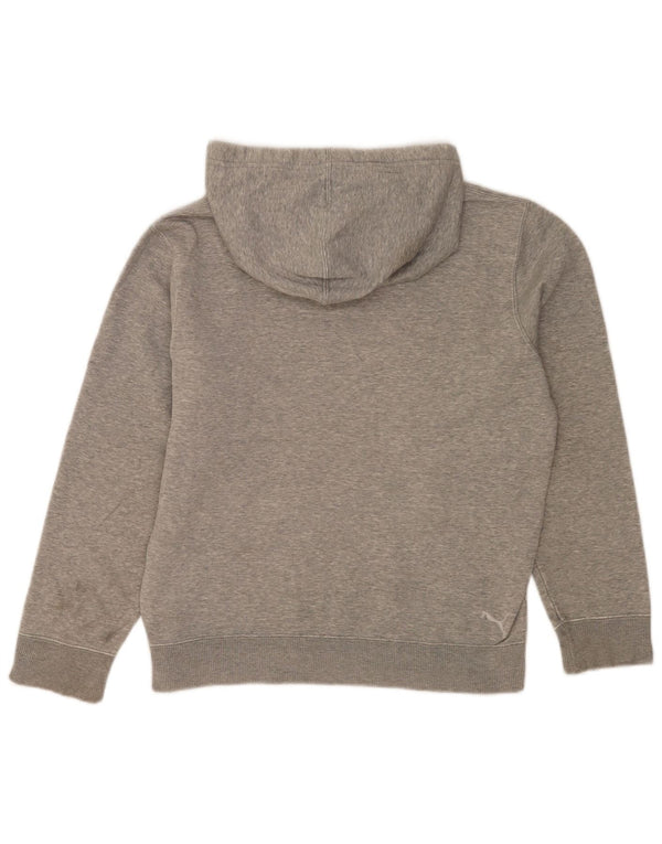 Felpa con cappuccio grafica da uomo Puma piccola grigia chiazzata