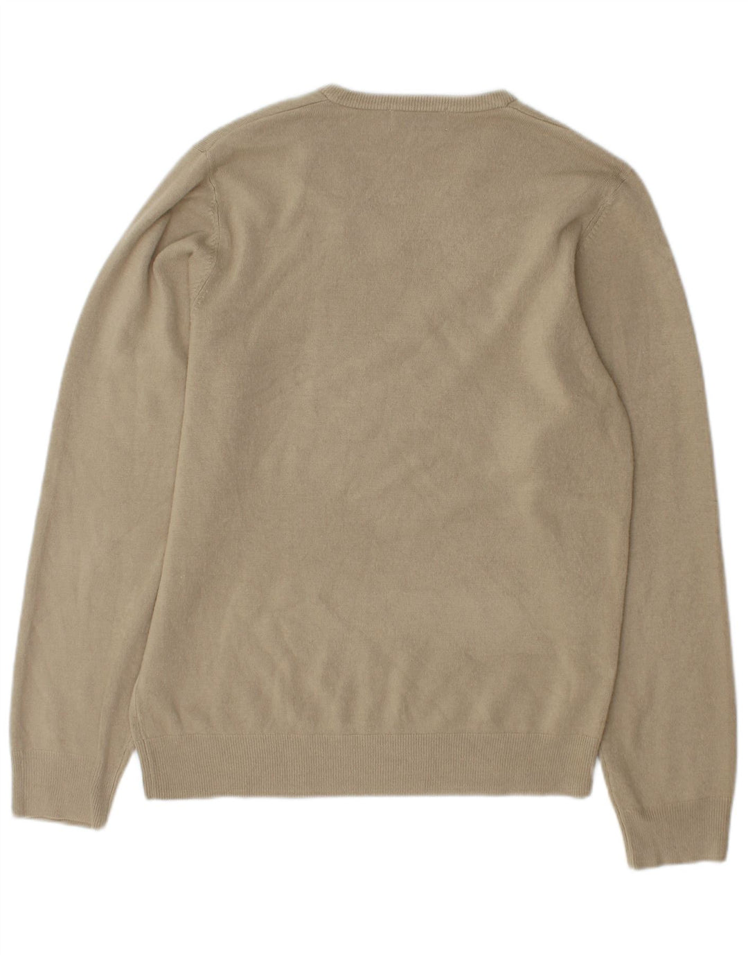 Maglione da uomo con scollo a V blu Harbour Marks & Spencer beige medio