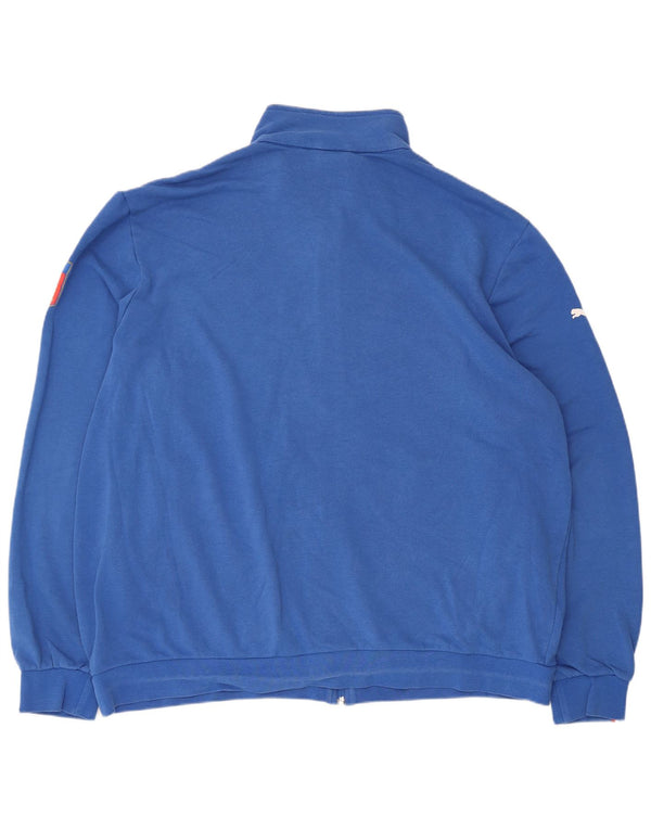 Puma Mens Italia Graphic Tracksuit Top Jacket 2XL Blue