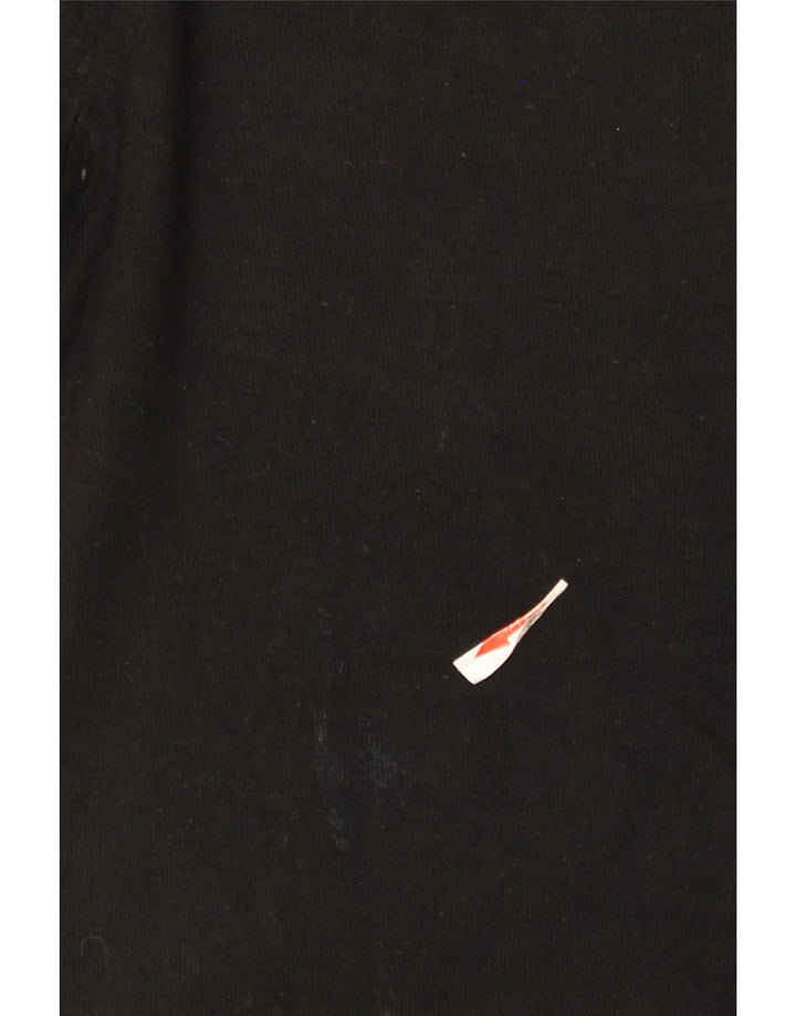 Maglione Cardigan Donna Zara UK 14 Large Nero Viscosa