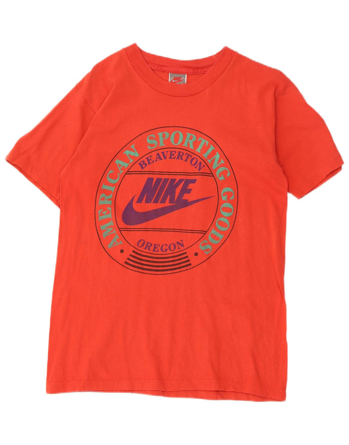 T-shirt grafica da uomo Nike Top Small in cotone rosso