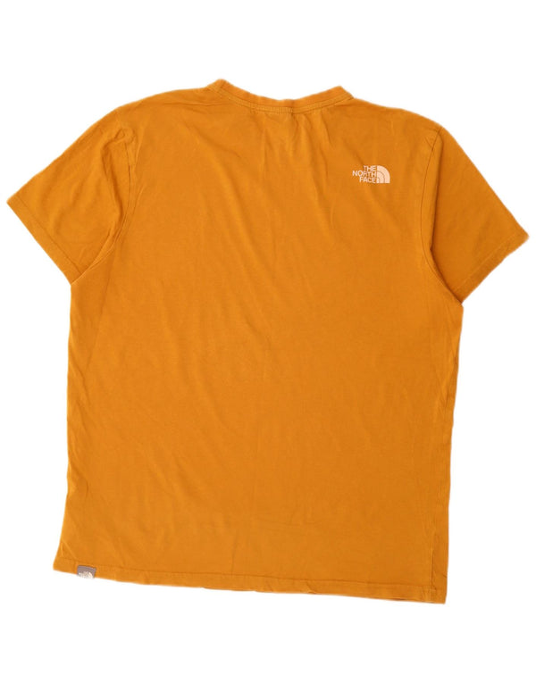 T-shirt da uomo The North Face Top grande in cotone giallo