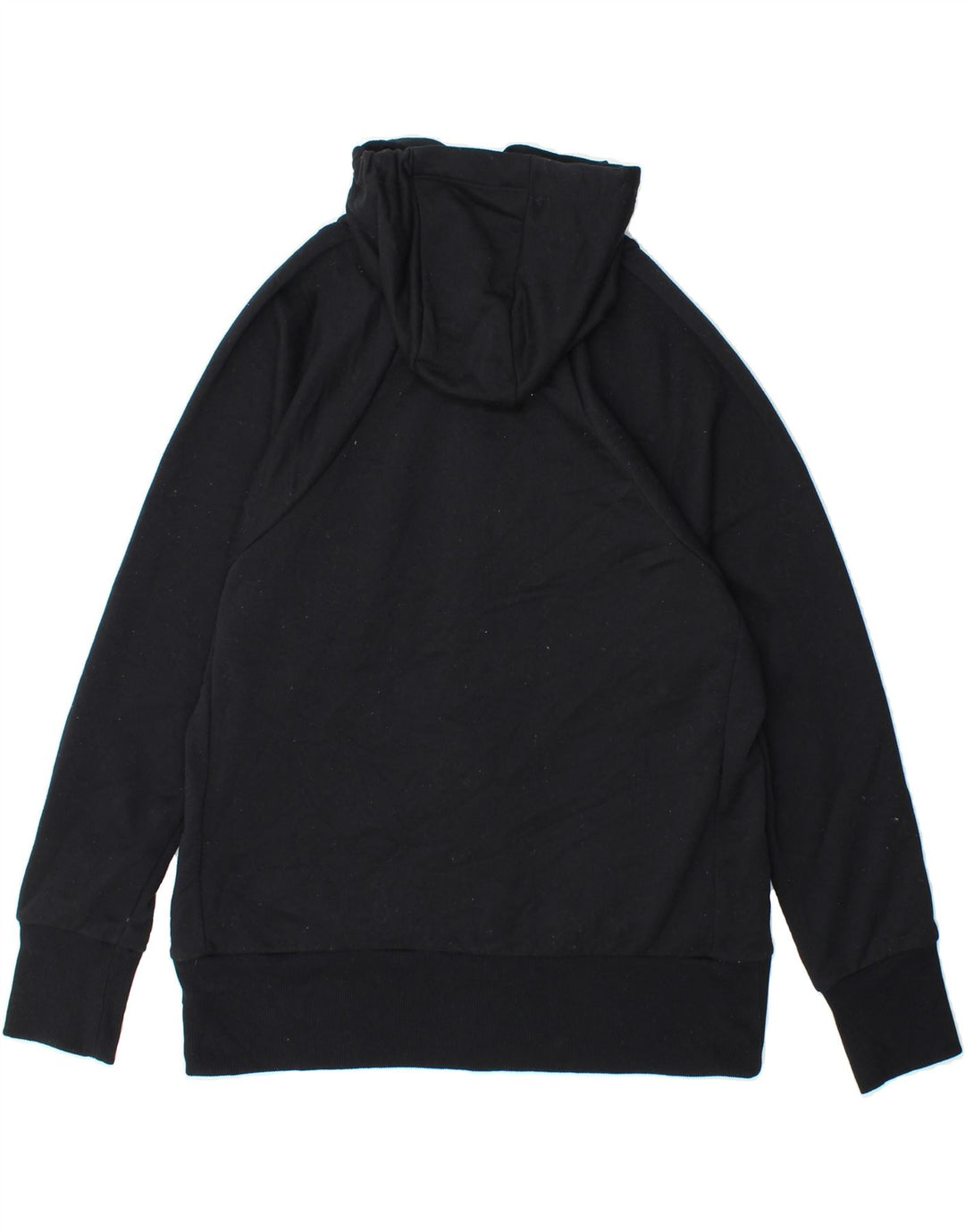 NIKE Womens Dri Fit Oversized Zip Hoodie Sweater UK 10 Small Black Vintage Nike and Second-Hand Nike from Messina Hembry 