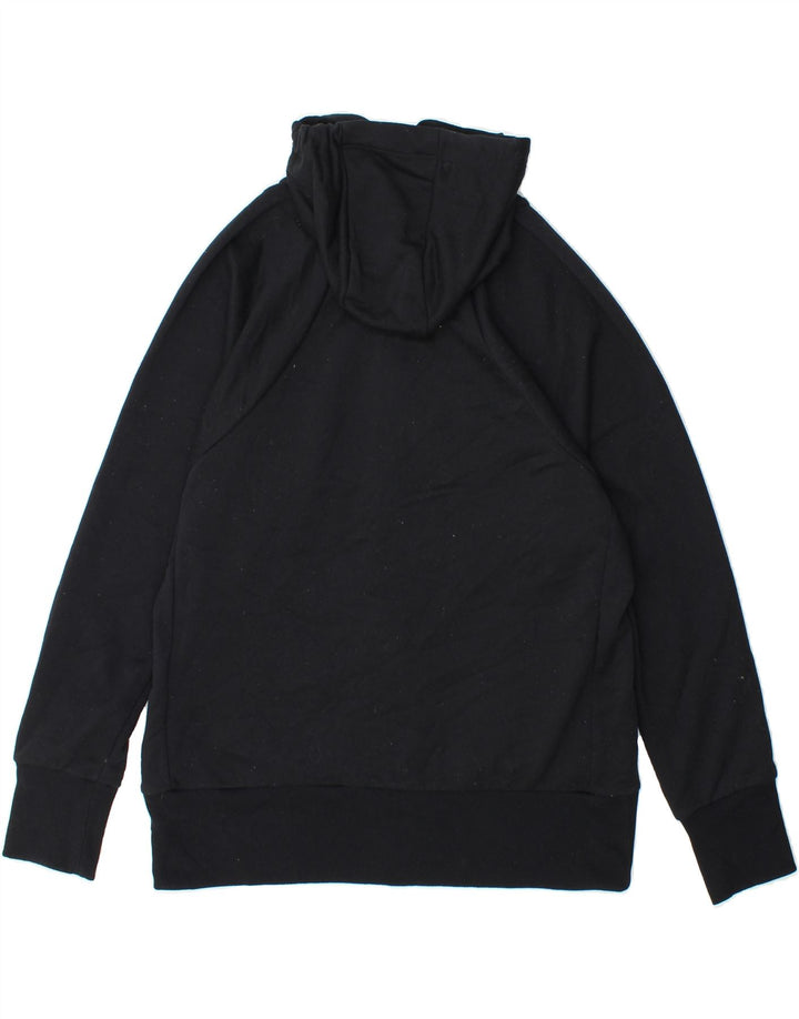 NIKE Womens Dri Fit Oversized Zip Hoodie Sweater UK 10 Small Black Vintage Nike and Second-Hand Nike from Messina Hembry 