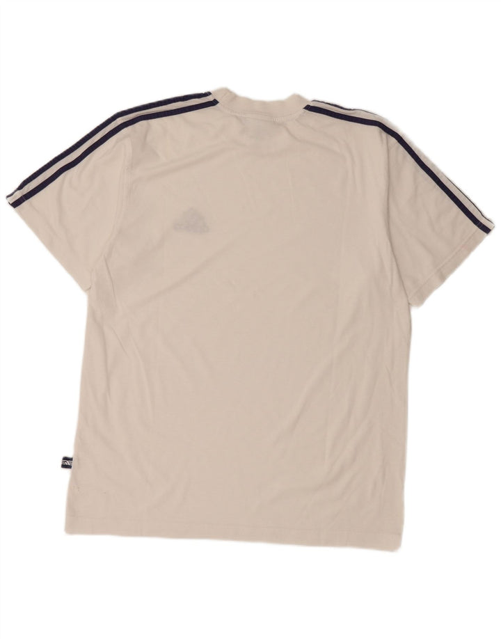 Maglietta Adidas Ragazzo Top 15-16 Anni Cotone Bianca