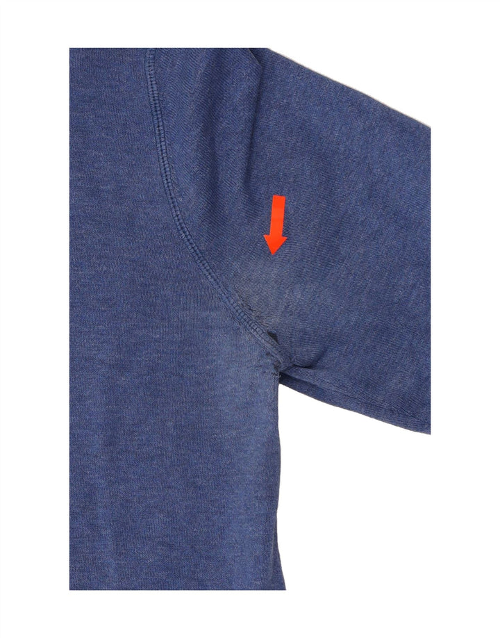 TOMMY HILFIGER Mens Sweatshirt Jumper Medium Blue Vintage Tommy Hilfiger and Second-Hand Tommy Hilfiger from Messina Hembry 
